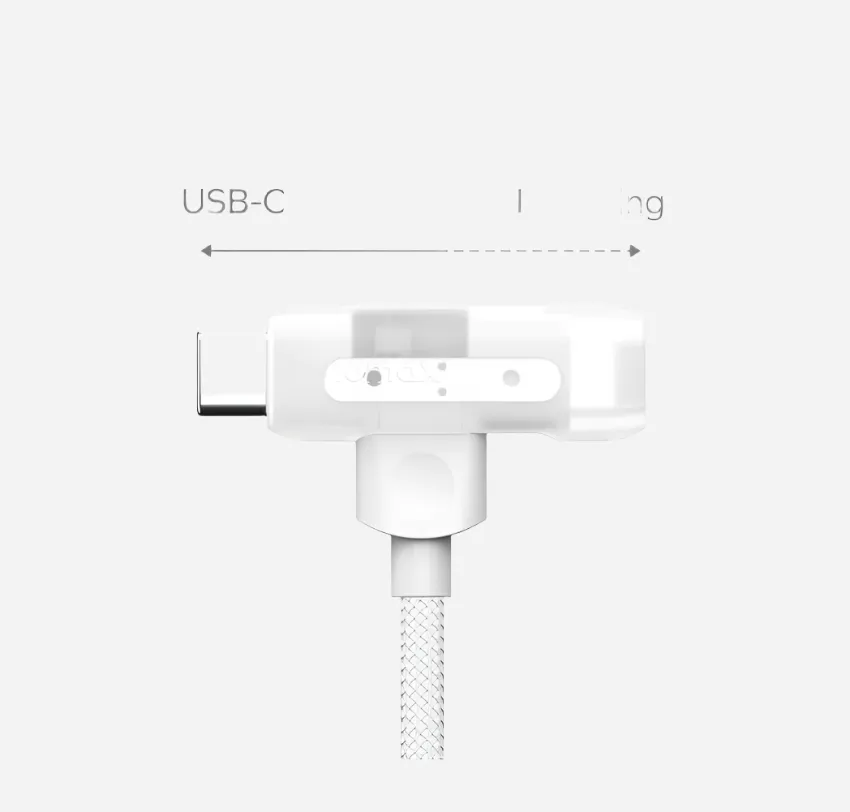 1-Link Flow Duo 2-in-1 USB-C to Lightning Cable