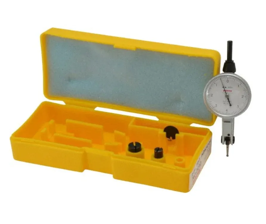11-878-6 Peacock Dial Test Indicator .008" Range, .0001" Grad, 0-4-0, White Face