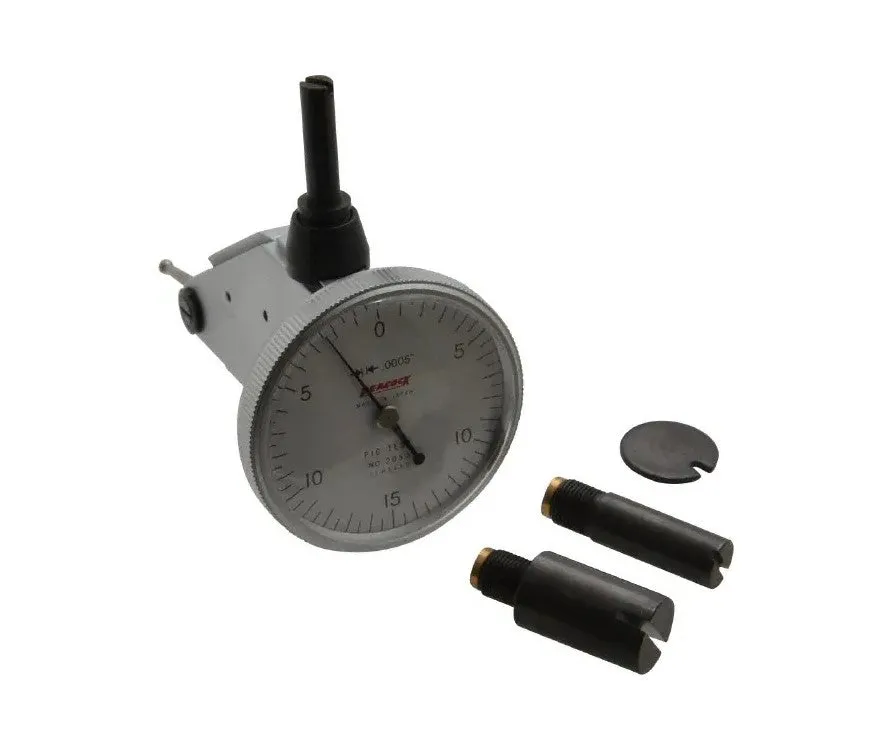 11-886-9 Peacock Vertical Dial Test Indicator .030" Range, .0005" Grad, White Face