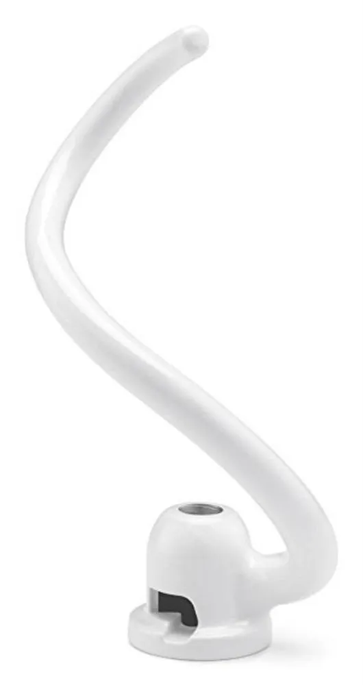 2 Pk, 5Qt Spiral Dough Hook, for KitchenAid, KNS25DHNSF, WPW10674622