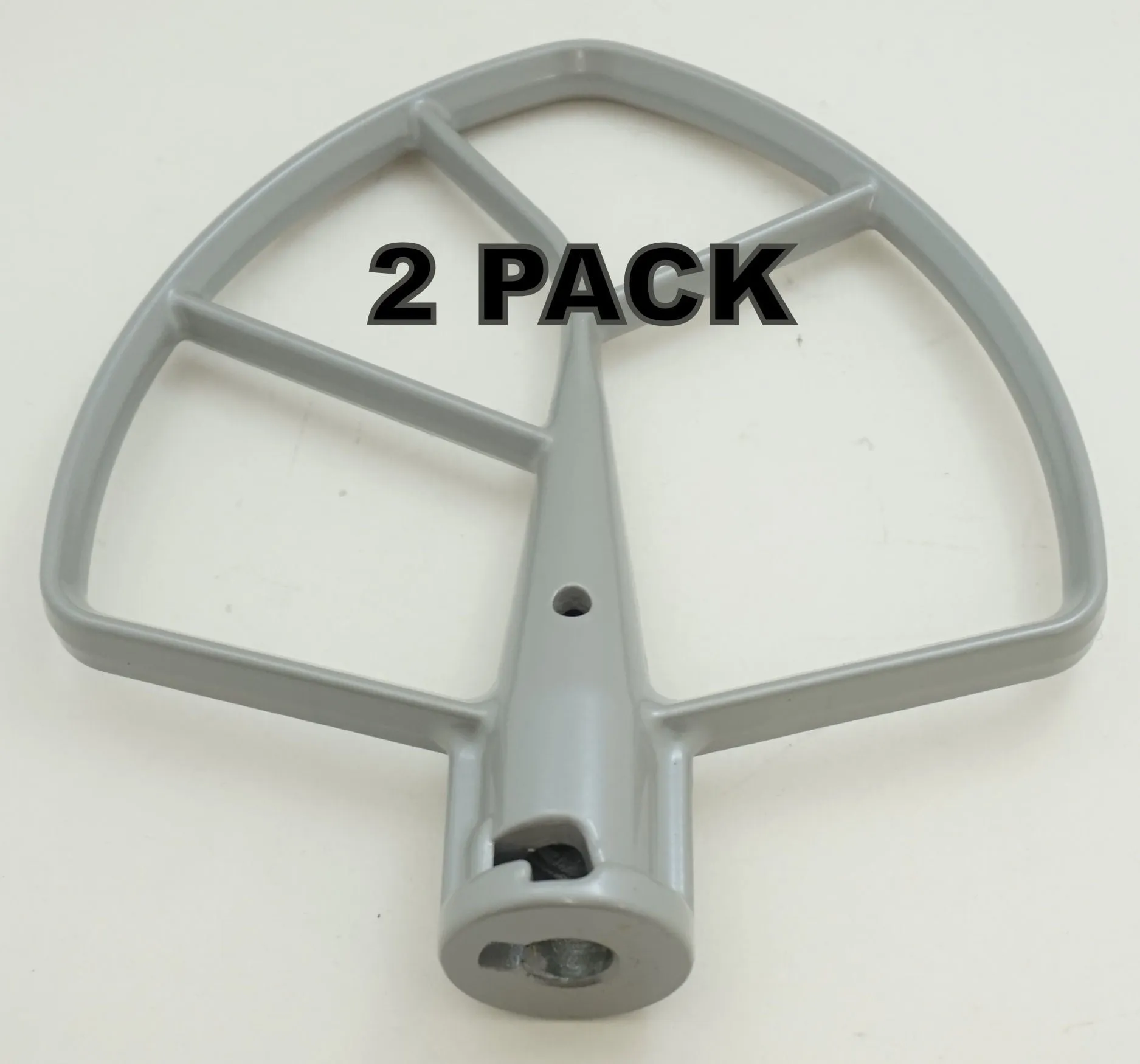 2 Pk, 6 Qt Stand Mixer Flat Beater for KitchenAid, AP3038056, KN256BBT, 9703485
