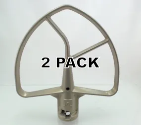 2 Pk, Stand Mixer, 7 QT, Flat Beater for KitchenAid, AP5322590, W10672613