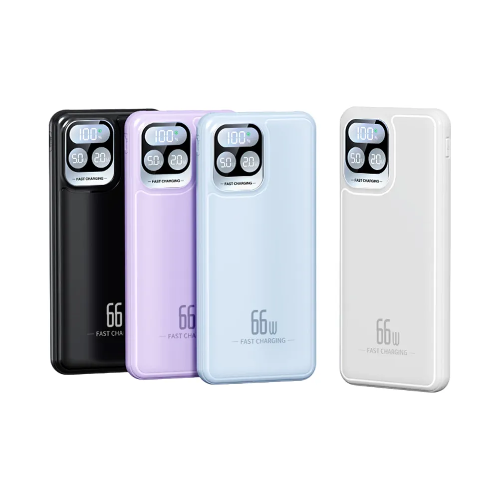 20,000mAh Wireless Fast Charge Powerbank with 4 Built In Cables