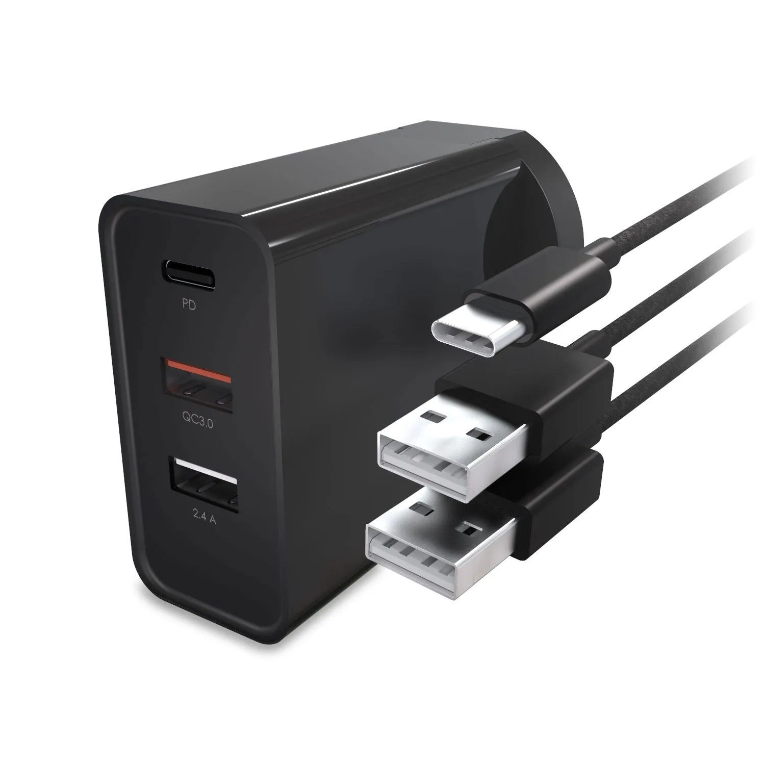 30W ALLDOCK TRIPLE USB Wall Charger
