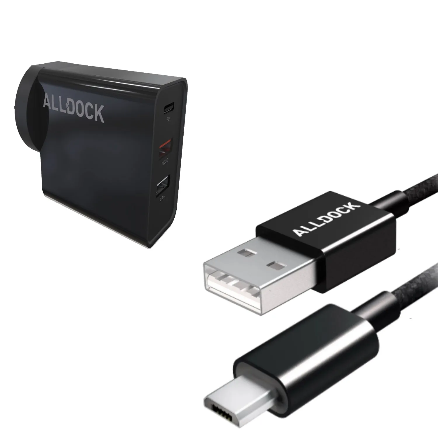 30W ALLDOCK TRIPLE USB Wall Charger