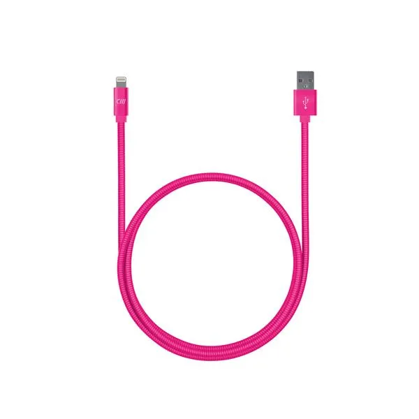 3ft Stainless Steel Lightning Cable