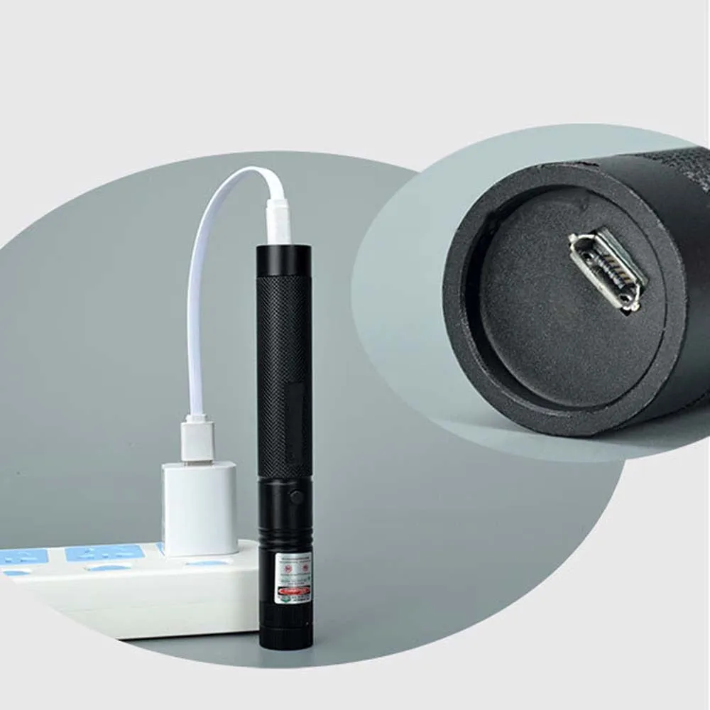3pcs USB Charge 303 Laser Pointer