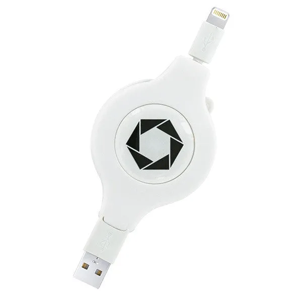 6 Foot Retractable Lightning Cable by Celltronix