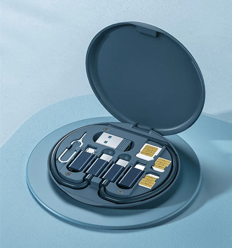 60W Fast-Charging Multi-function Charging Cable Storage Box