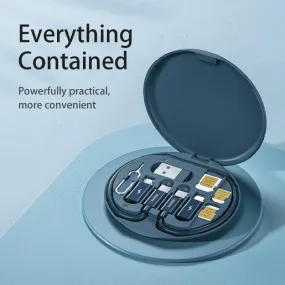 60W Fast-Charging Multi-function Charging Cable Storage Box