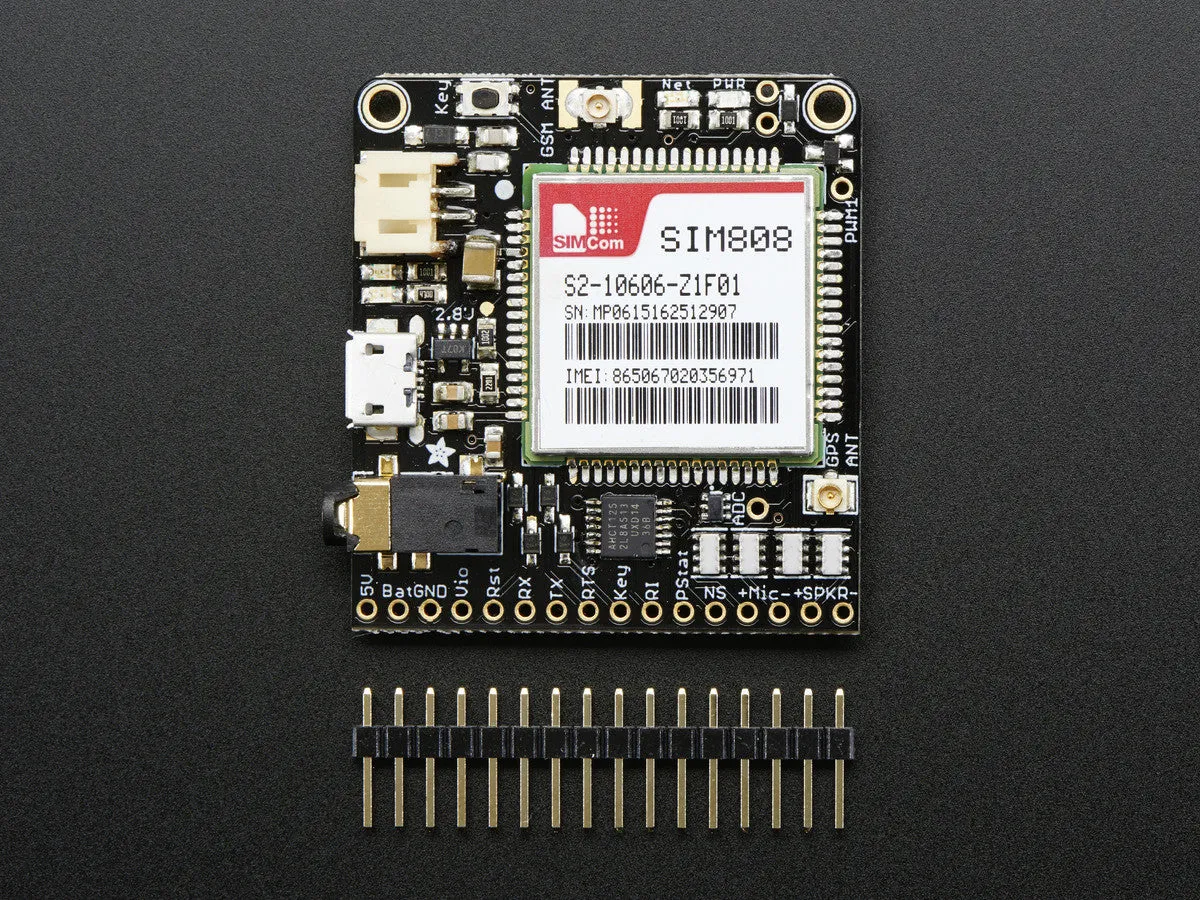 Adafruit FONA 808 - Mini Cellular GSM   GPS Breakout