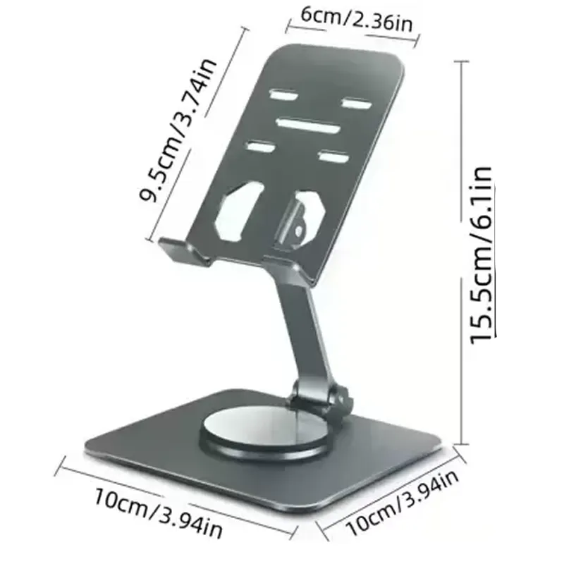 Alloy Steel Foldable Mobile Phone Desktop Stand Ab-3