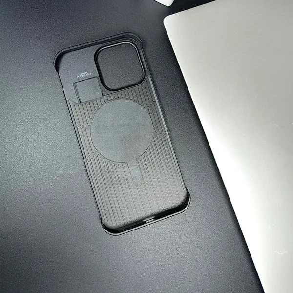 Aluminum Fiber Pattern Aromatherapy MagSafe Phone Case