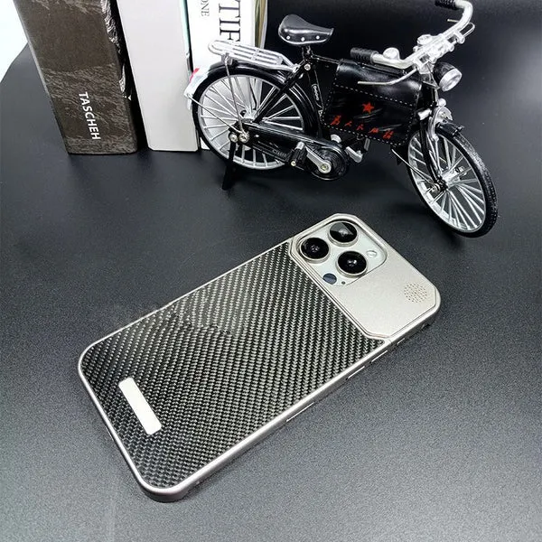 Aluminum Fiber Pattern Aromatherapy MagSafe Phone Case