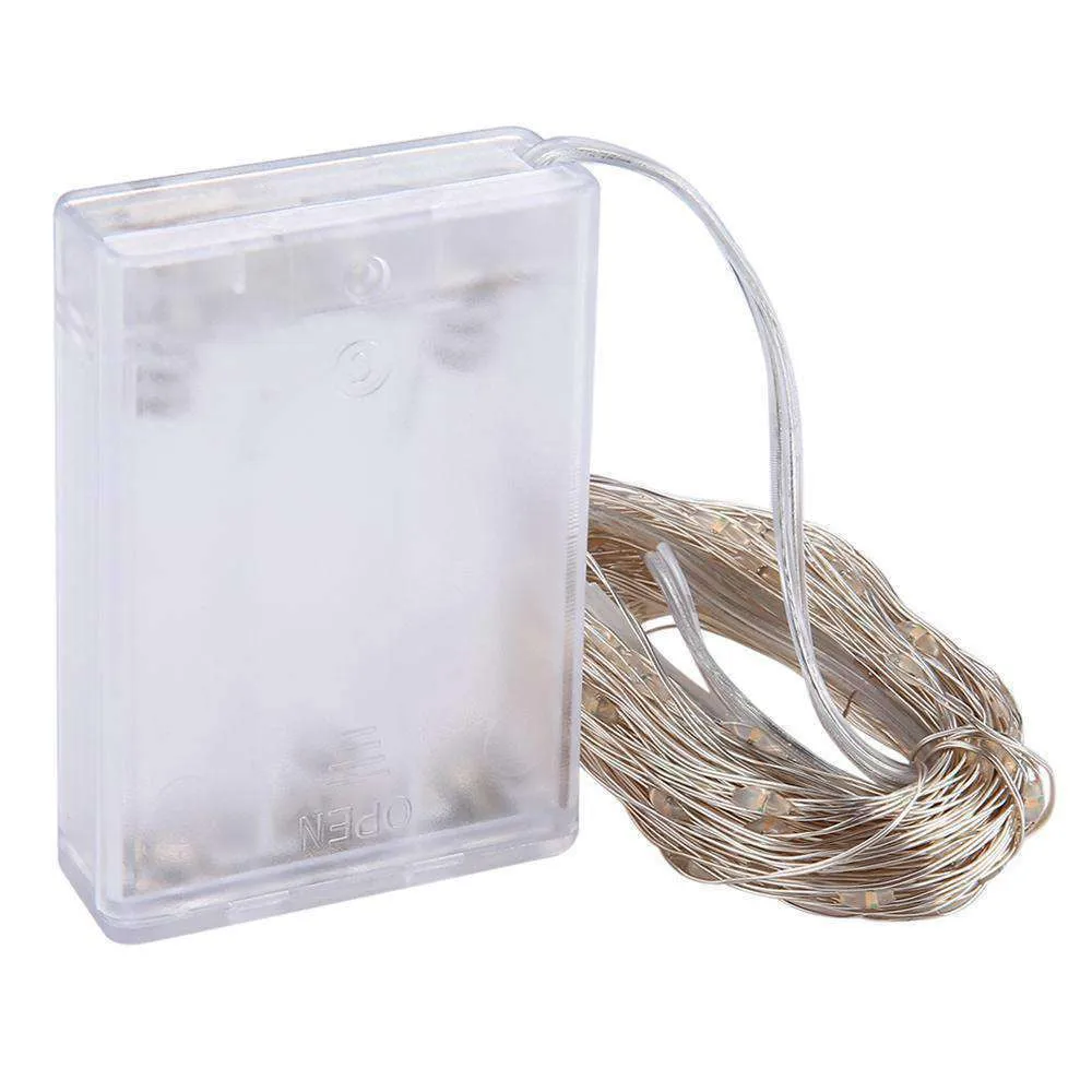 AMZER Fairy String Light 100 LED 10m Waterproof AA Battery Operated Festival Lamp Decoration Light Strip