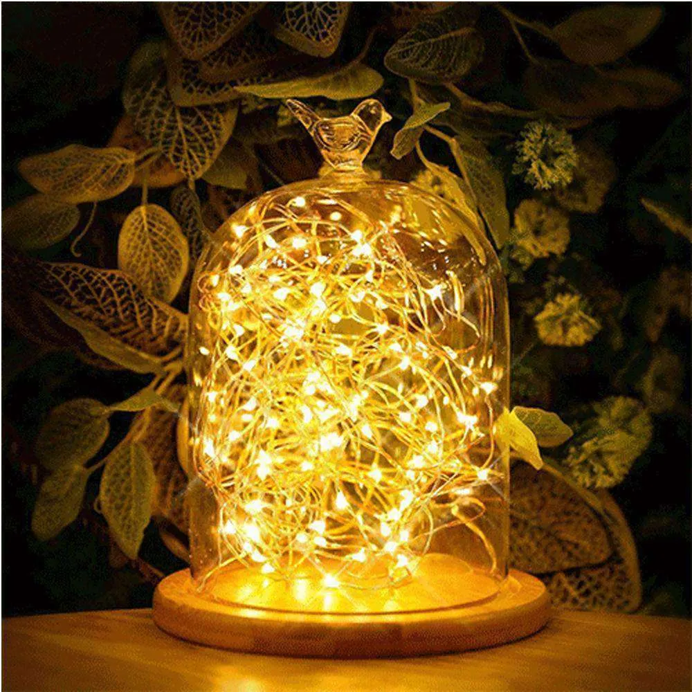 AMZER Fairy String Light 100 LED 10m Waterproof AA Battery Operated Festival Lamp Decoration Light Strip