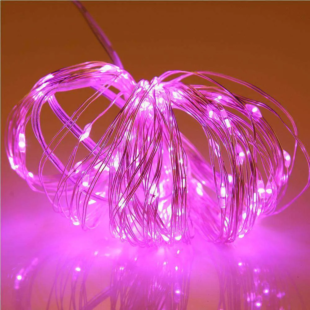 AMZER Fairy String Light 100 LED 10m Waterproof AA Battery Operated Festival Lamp Decoration Light Strip