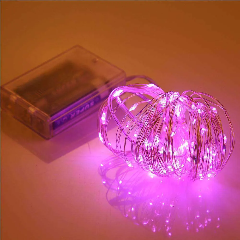 AMZER Fairy String Light 100 LED 10m Waterproof AA Battery Operated Festival Lamp Decoration Light Strip