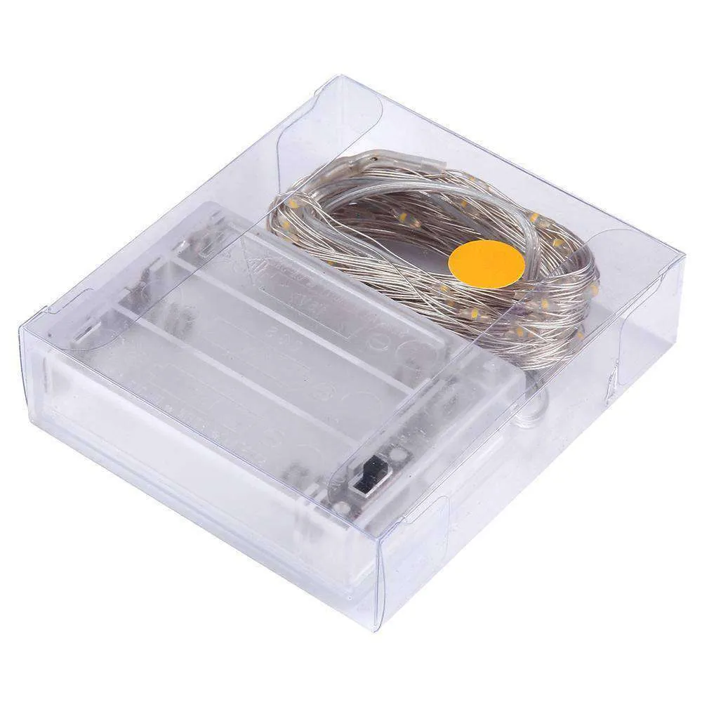 AMZER Fairy String Light 100 LED 10m Waterproof AA Battery Operated Festival Lamp Decoration Light Strip