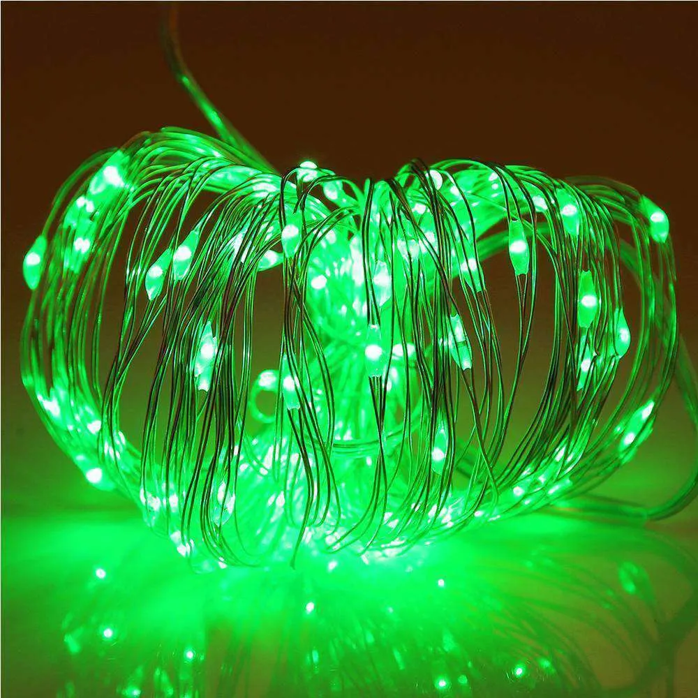 AMZER Fairy String Light 100 LED 10m Waterproof AA Battery Operated Festival Lamp Decoration Light Strip