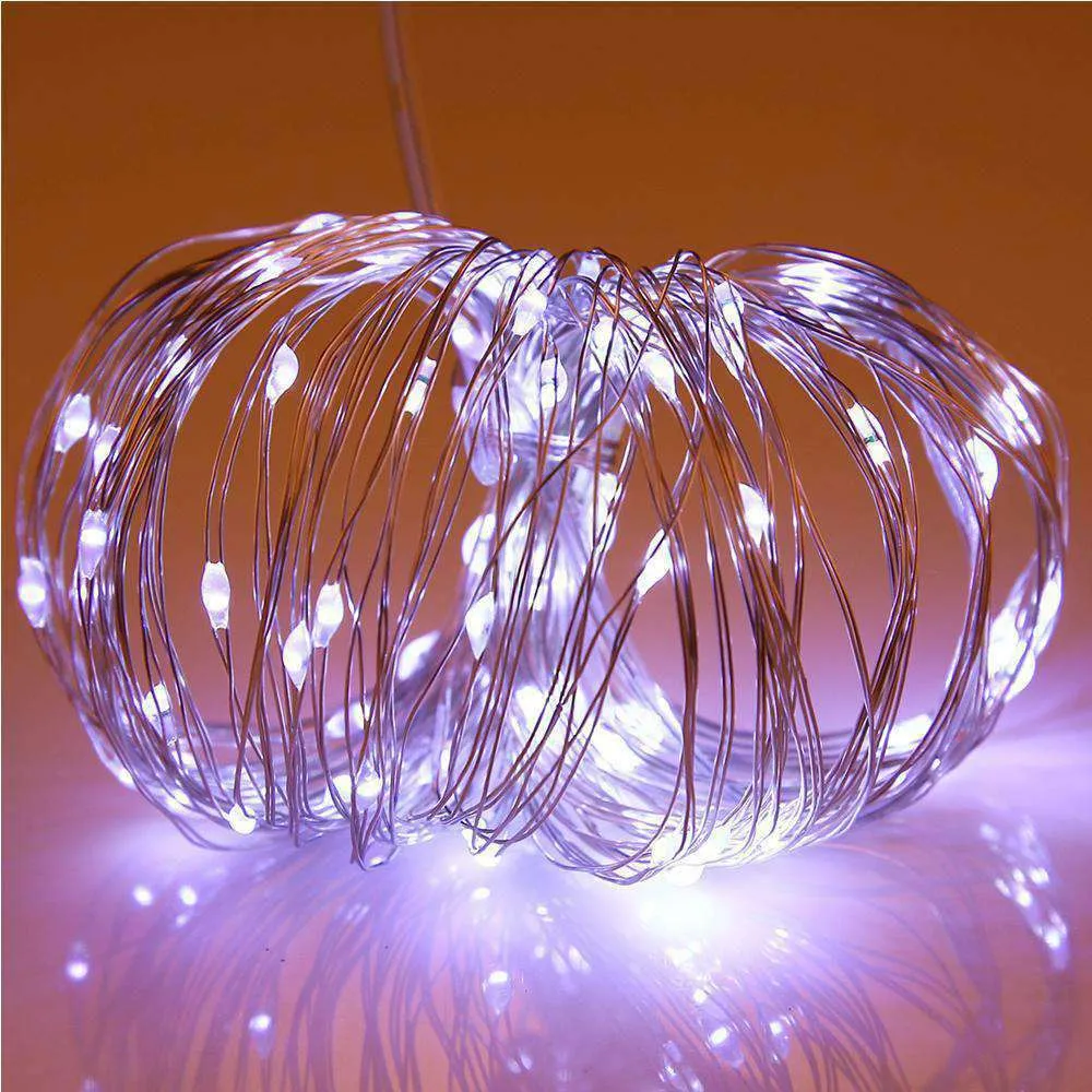 AMZER Fairy String Light 100 LED 10m Waterproof AA Battery Operated Festival Lamp Decoration Light Strip