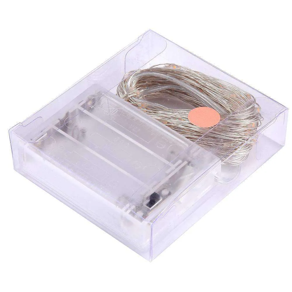 AMZER Fairy String Light 100 LED 10m Waterproof AA Battery Operated Festival Lamp Decoration Light Strip