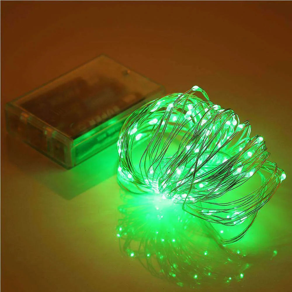 AMZER Fairy String Light 100 LED 10m Waterproof AA Battery Operated Festival Lamp Decoration Light Strip