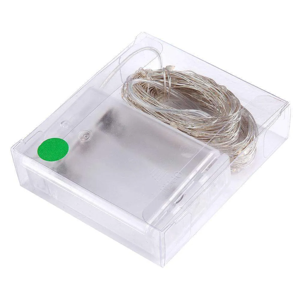 AMZER Fairy String Light 100 LED 10m Waterproof AA Battery Operated Festival Lamp Decoration Light Strip