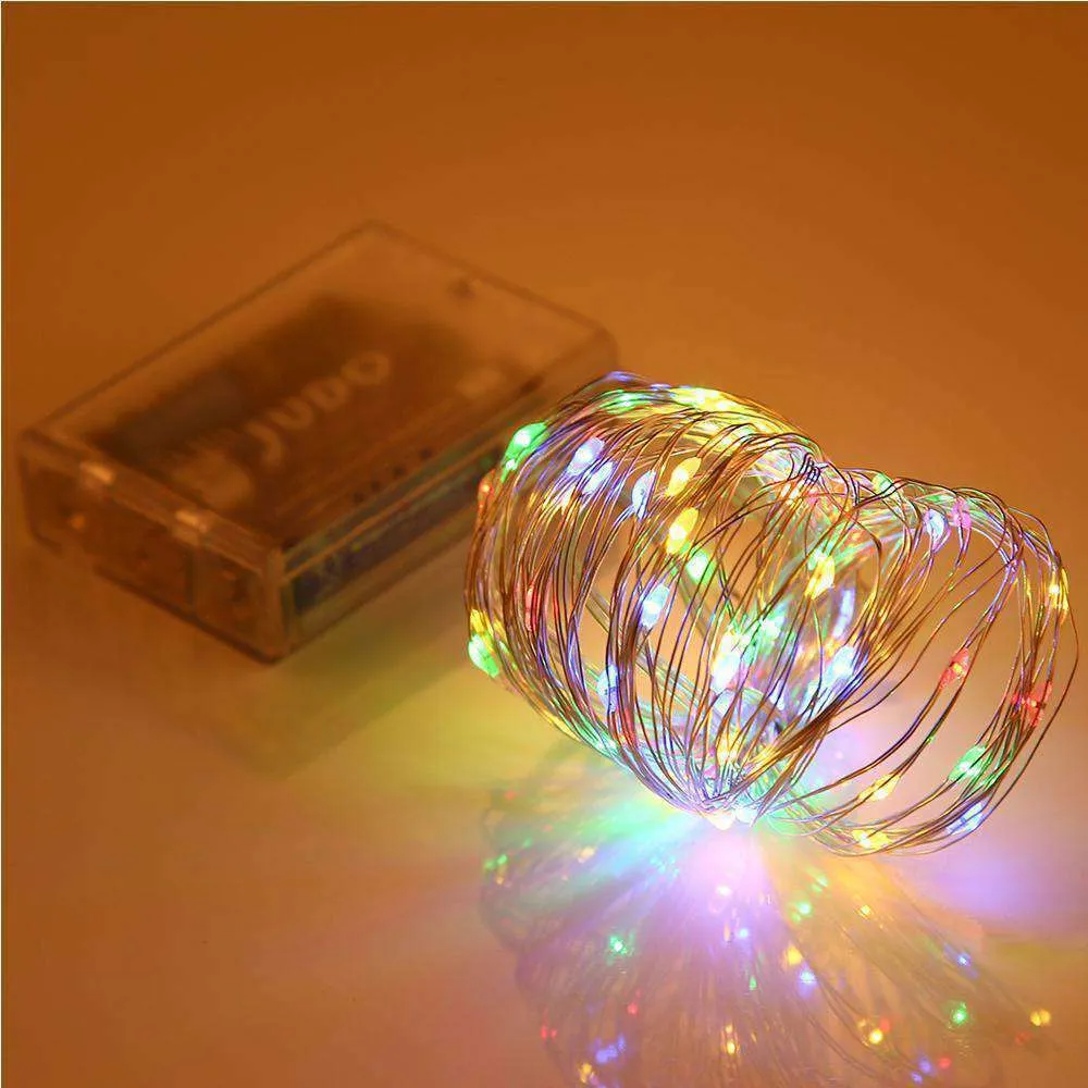 AMZER Fairy String Light 100 LED 10m Waterproof AA Battery Operated Festival Lamp Decoration Light Strip