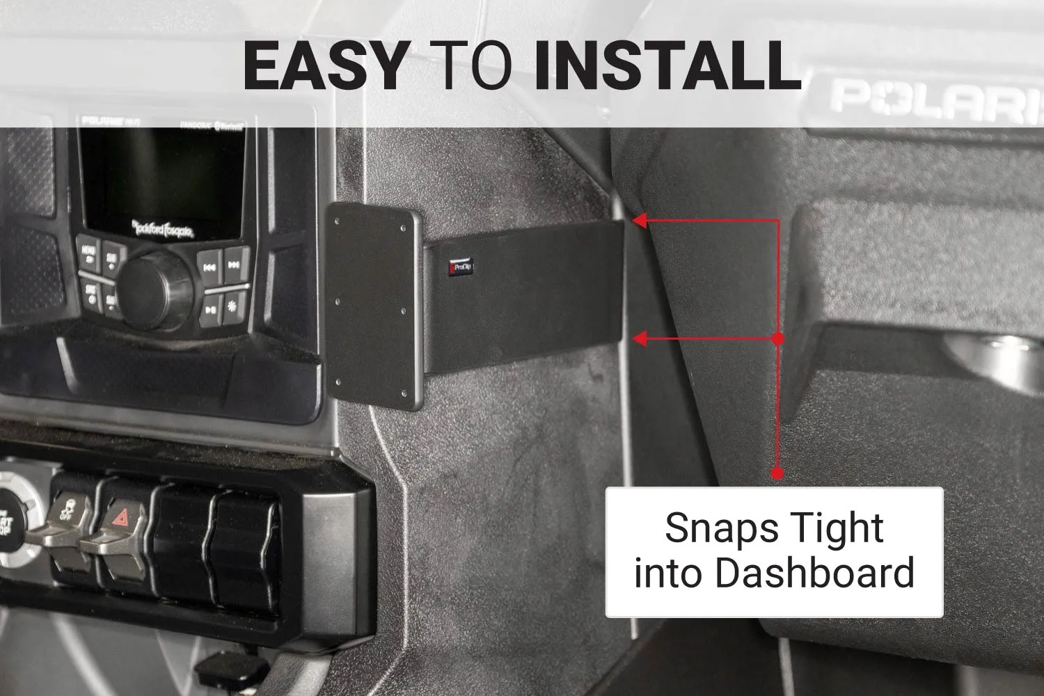 Angled Dash Mount for Polaris Slingshot