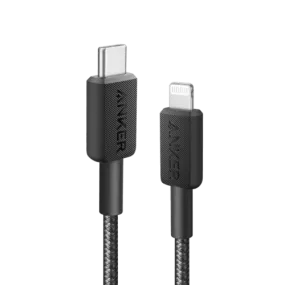 Anker 322 USB-C to Lightning Cable Braided (1.8m/6ft) -Black