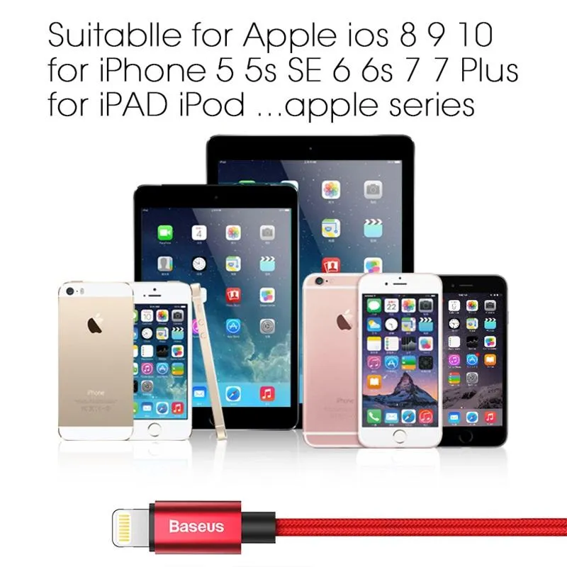 Apple iPhone Charger MFI Certified Charging Cable 2.4A Fast Charger Cable
