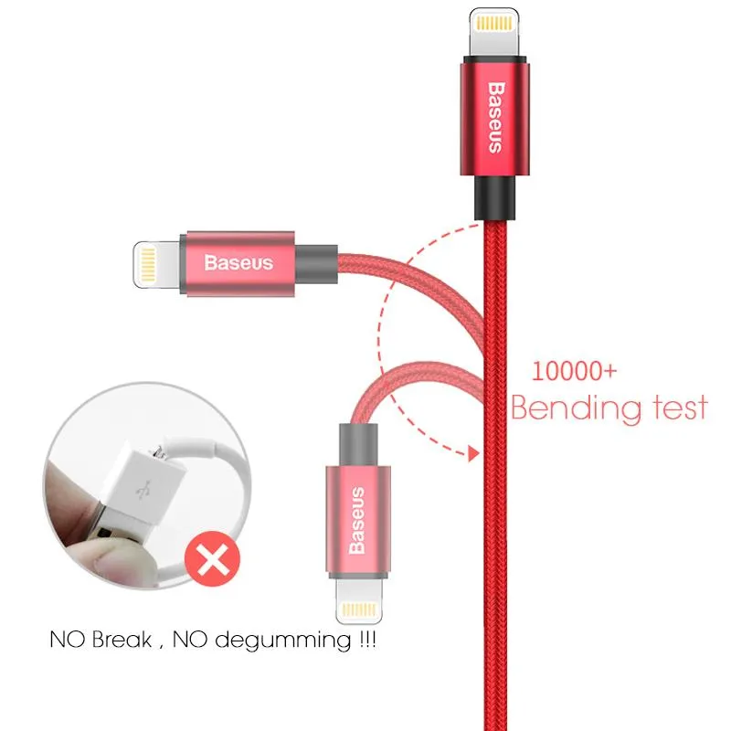 Apple iPhone Charger MFI Certified Charging Cable 2.4A Fast Charger Cable