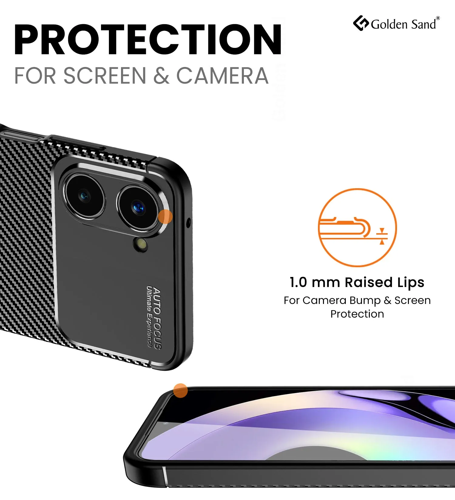 Aramid Fibre Series Shockproof Armor Back Cover for realme 10 Pro 5G, 6.72 inch, Black