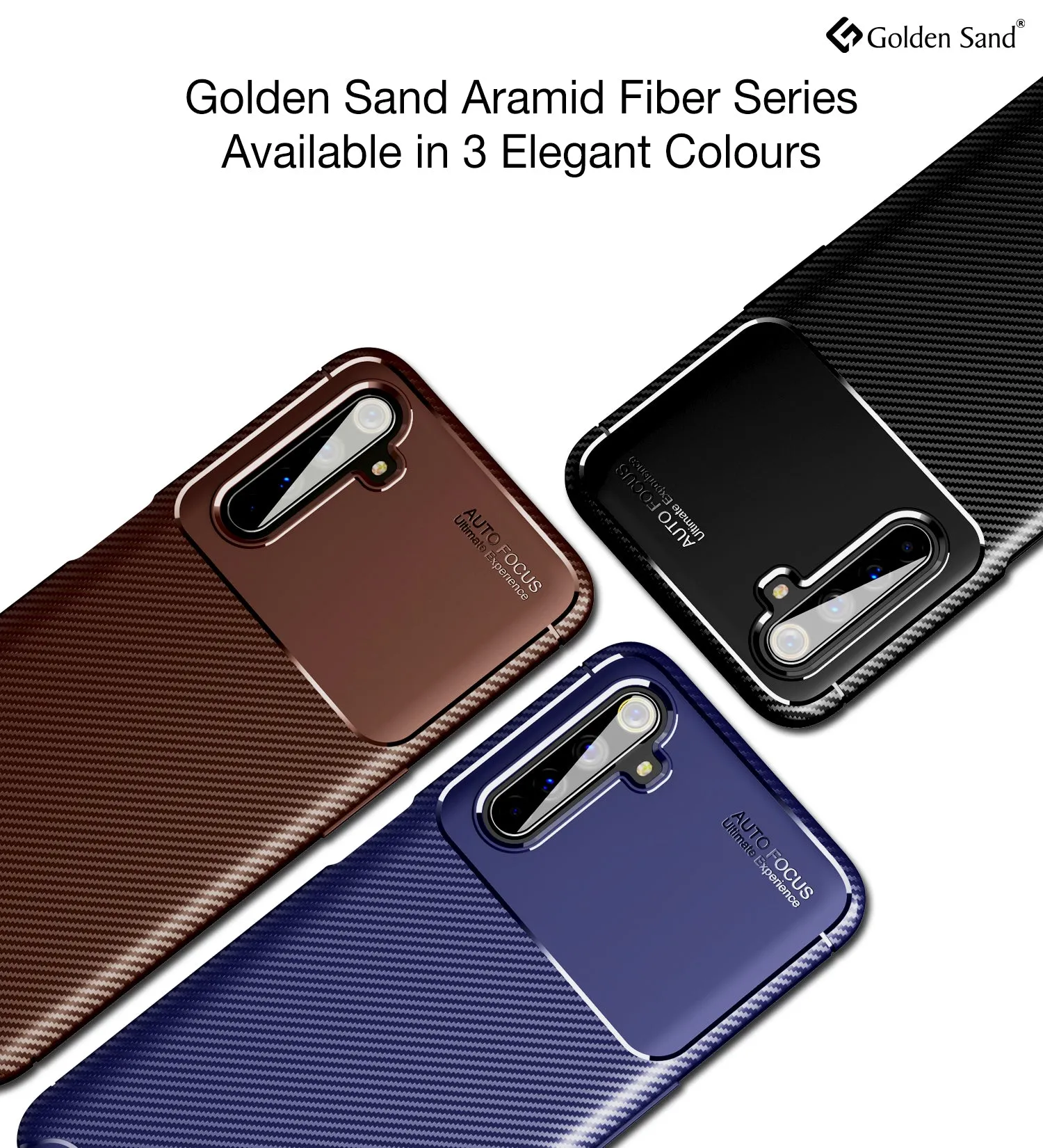 Aramid Fibre Series Shockproof Armor Back Cover for Realme 6 Pro 6.6 inch, Brown