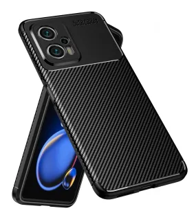 Aramid Fibre Series Shockproof Armor Back Cover for Redmi K50i, 6.6 inch, Black