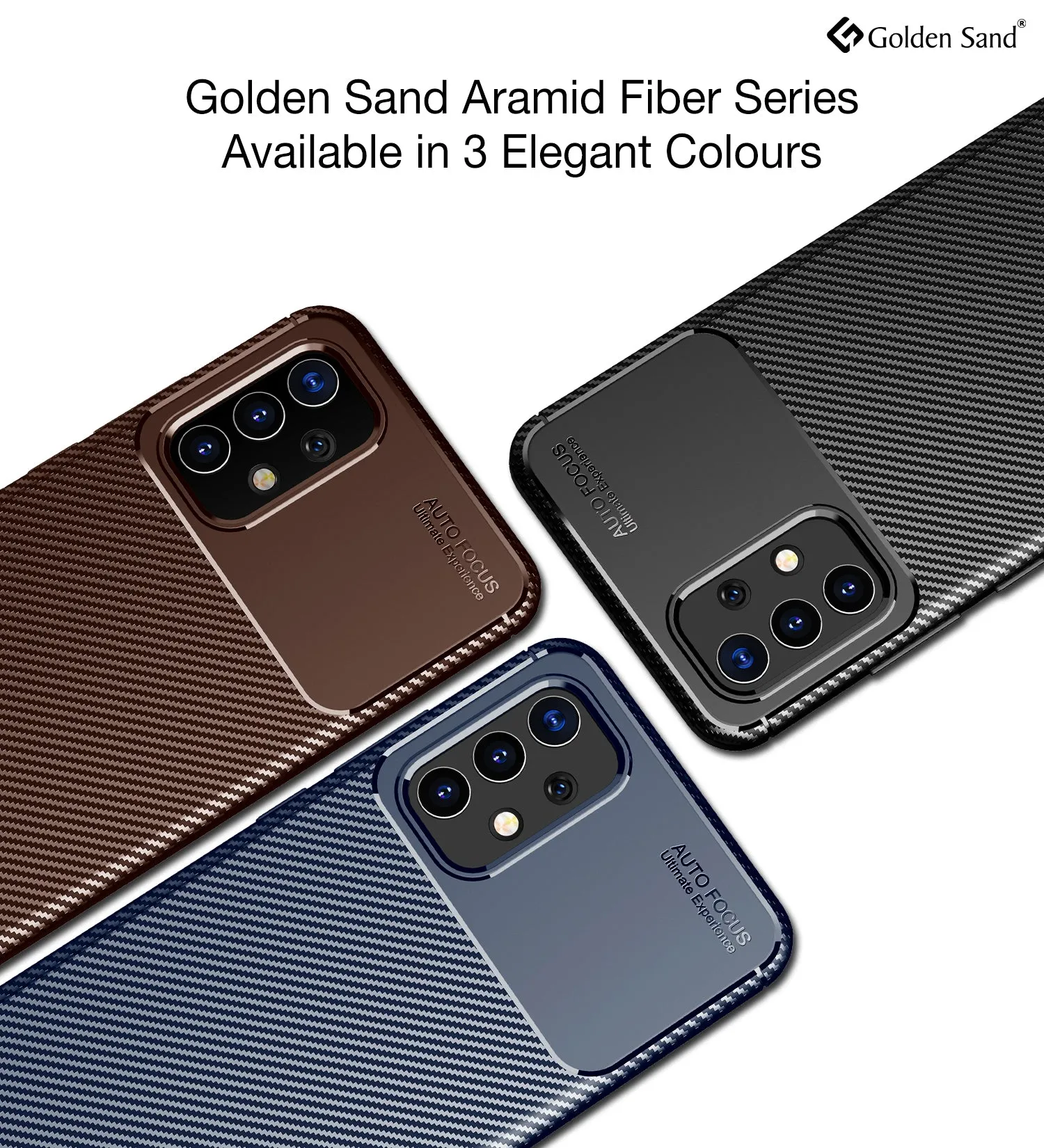 Aramid Fibre Series Shockproof Armor Back Cover for Samsung Galaxy A32 4G, 6.4 inch, Brown
