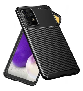 Aramid Fibre Series Shockproof Armor Back Cover for Samsung Galaxy A72, 6.7 inch, Black
