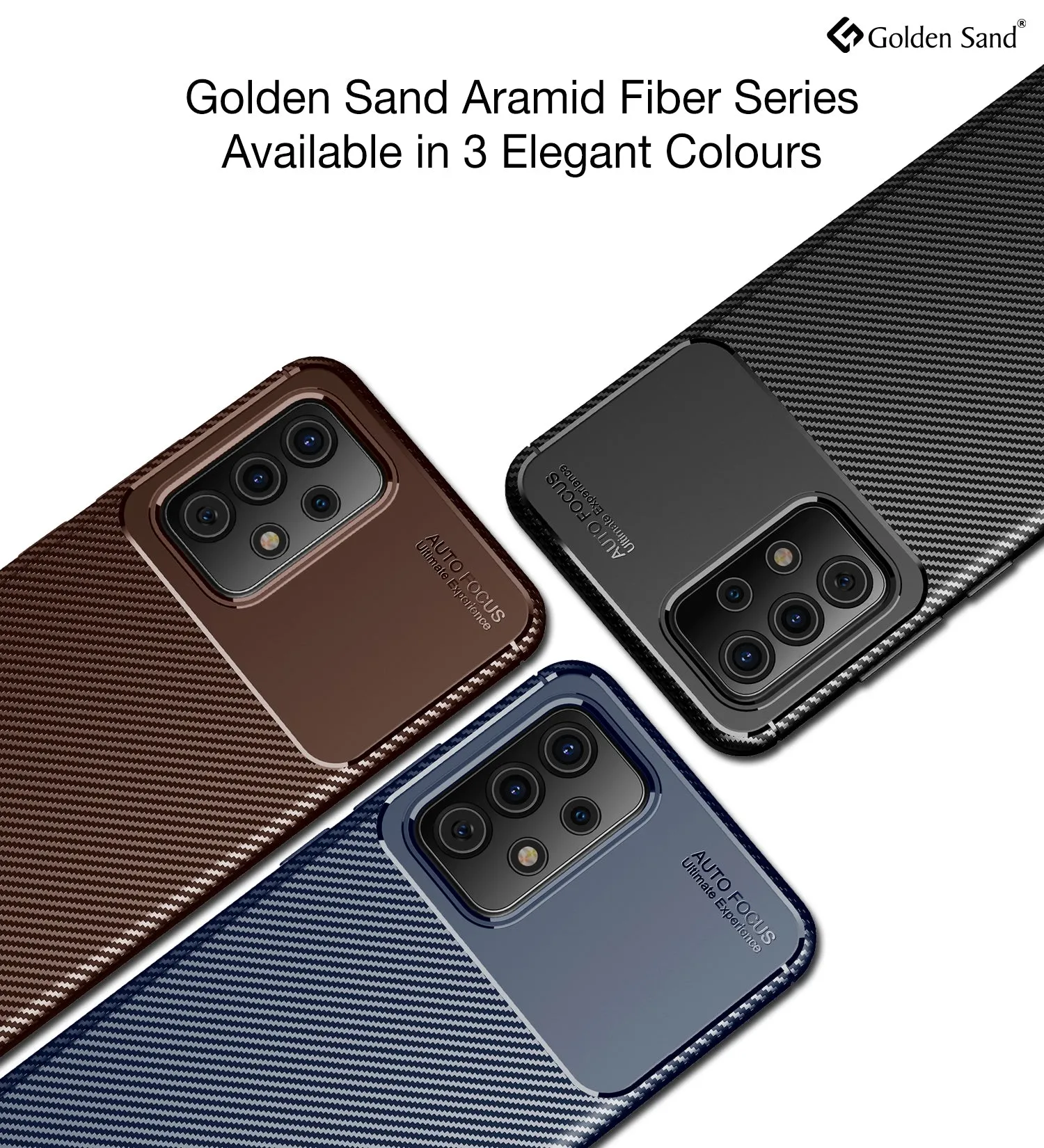 Aramid Fibre Series Shockproof Armor Back Cover for Samsung Galaxy A72, 6.7 inch, Black