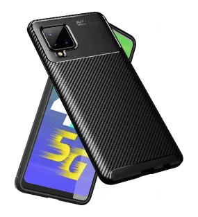 Aramid Fibre Series Shockproof Armor Back Cover for Samsung Galaxy M42 5G, Samsung Galaxy A42 5G, 6.6 inch, Prism Black