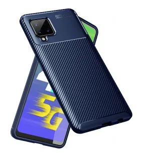 Aramid Fibre Series Shockproof Armor Back Cover for Samsung Galaxy M42 5G, Samsung Galaxy A42 5G, 6.6 inch, Prism Blue