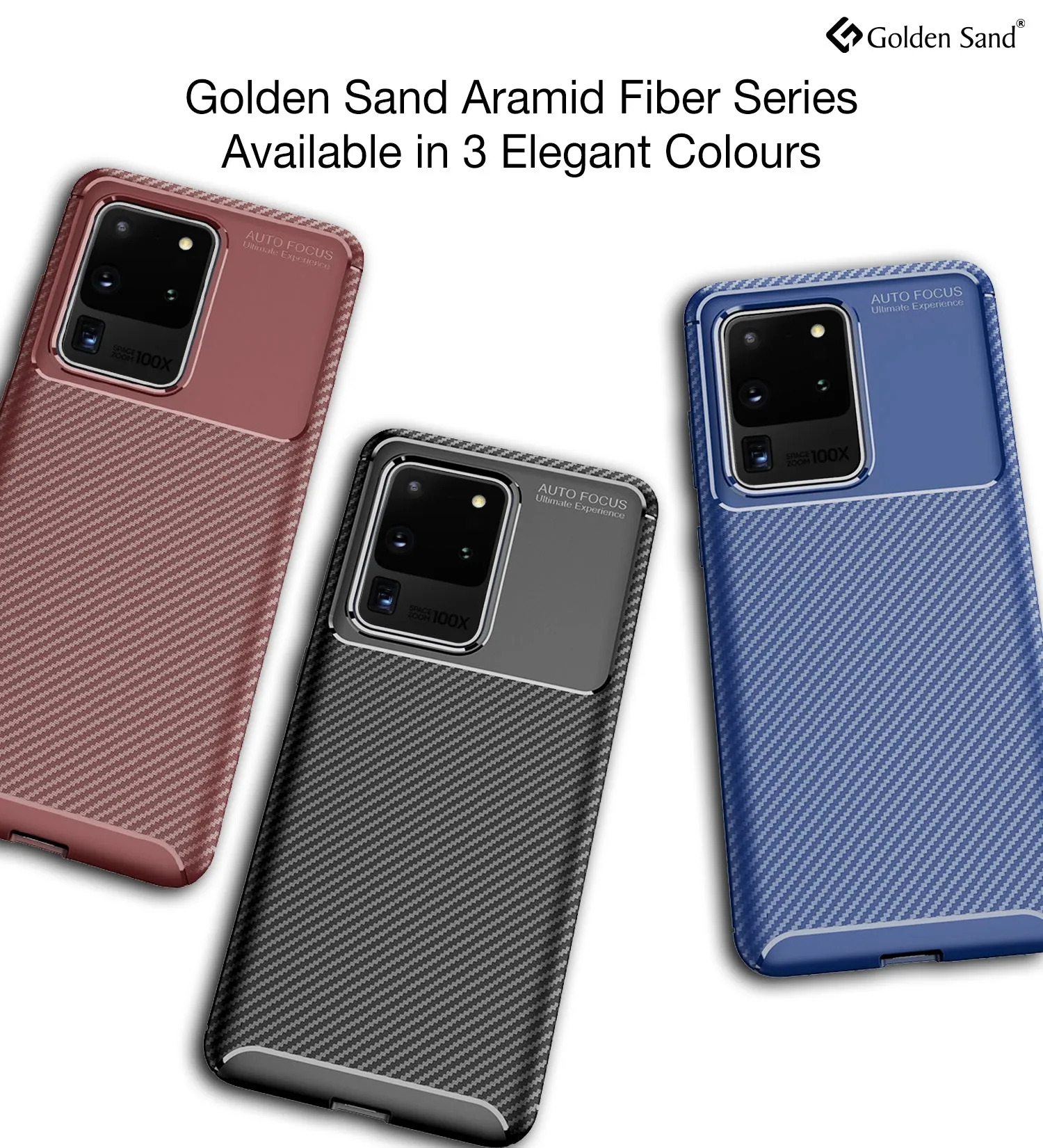 Aramid Fibre Series Shockproof Armor Back Cover for Samsung Galaxy S20 Ultra 6.9 inch, Blue