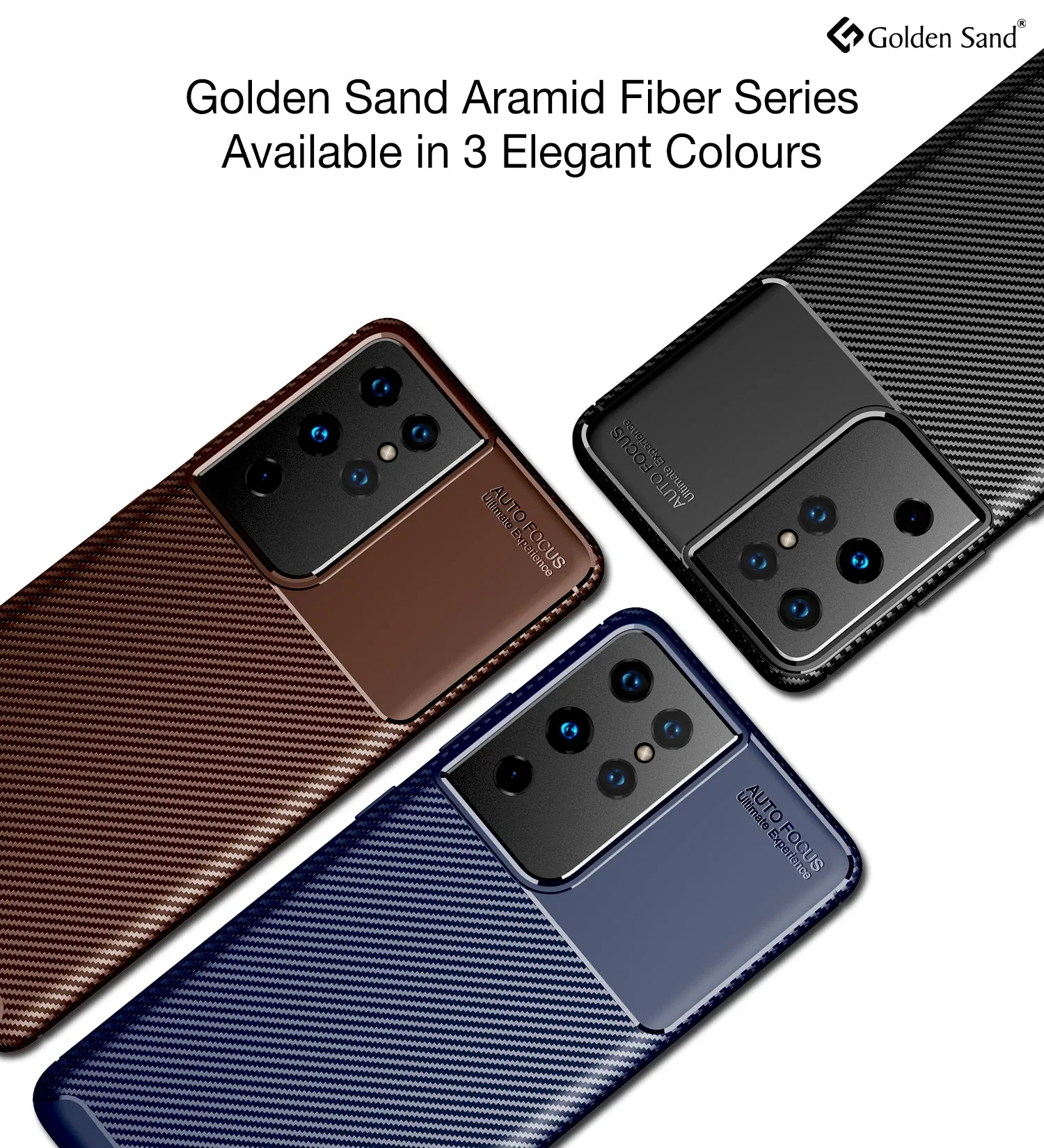 Aramid Fibre Series Shockproof Armor Back Cover for Samsung Galaxy S21 Ultra, 6.8 inch, Phantom Black