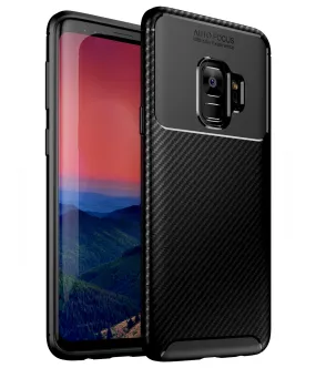 Aramid Fibre Series Shockproof Armor Back Cover for Samsung Galaxy S9 5.8 inch, Black
