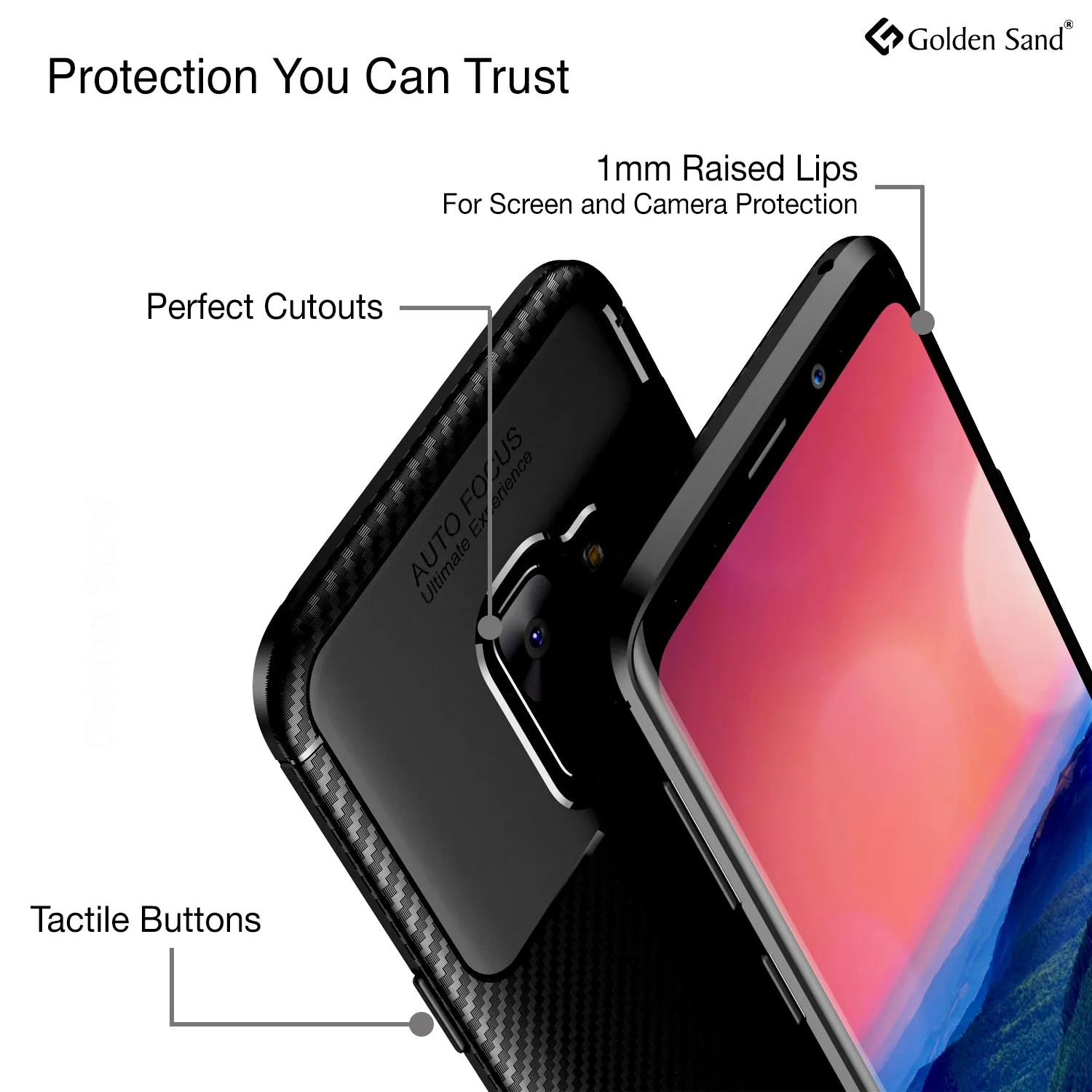 Aramid Fibre Series Shockproof Armor Back Cover for Samsung Galaxy S9 5.8 inch, Black