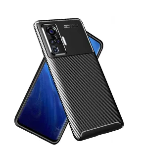 Aramid Fibre Series Shockproof Armor Back Cover for Vivo X50 Pro, 6.56 inch, Black