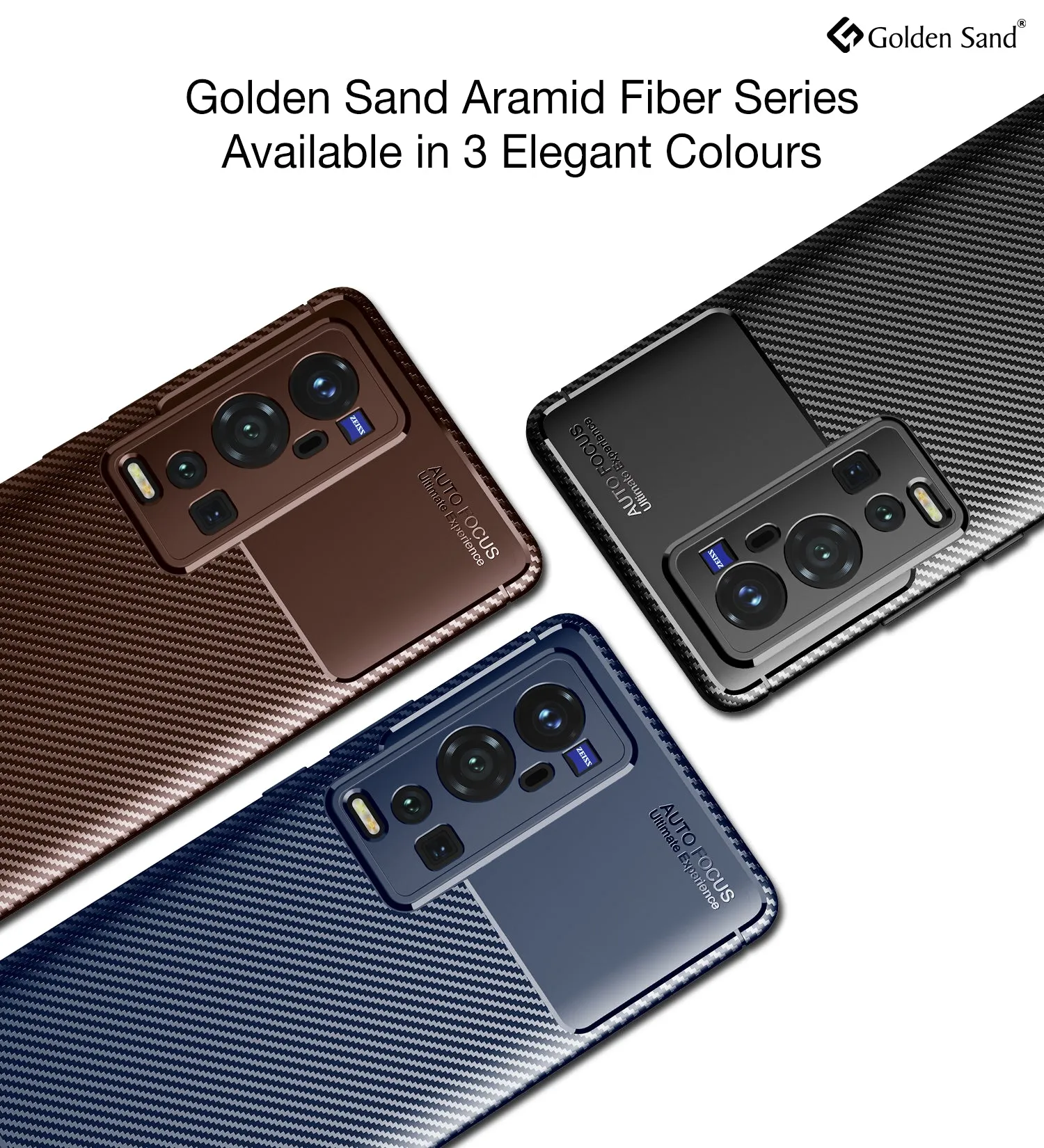 Aramid Fibre Series Shockproof Armor Back Cover for Vivo X60 Pro  Plus, 6.56 inch, Blue