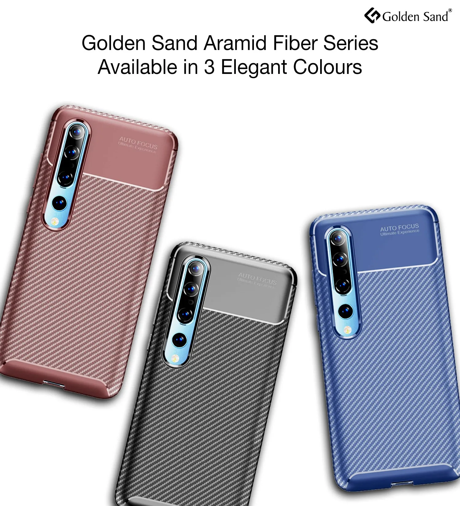 Aramid Fibre Series Shockproof Armor Back Cover for Xiaomi Mi 10 5G, Mi 10 Pro 6.67 inch, Blue