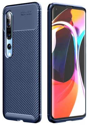 Aramid Fibre Series Shockproof Armor Back Cover for Xiaomi Mi 10 5G, Mi 10 Pro 6.67 inch, Blue
