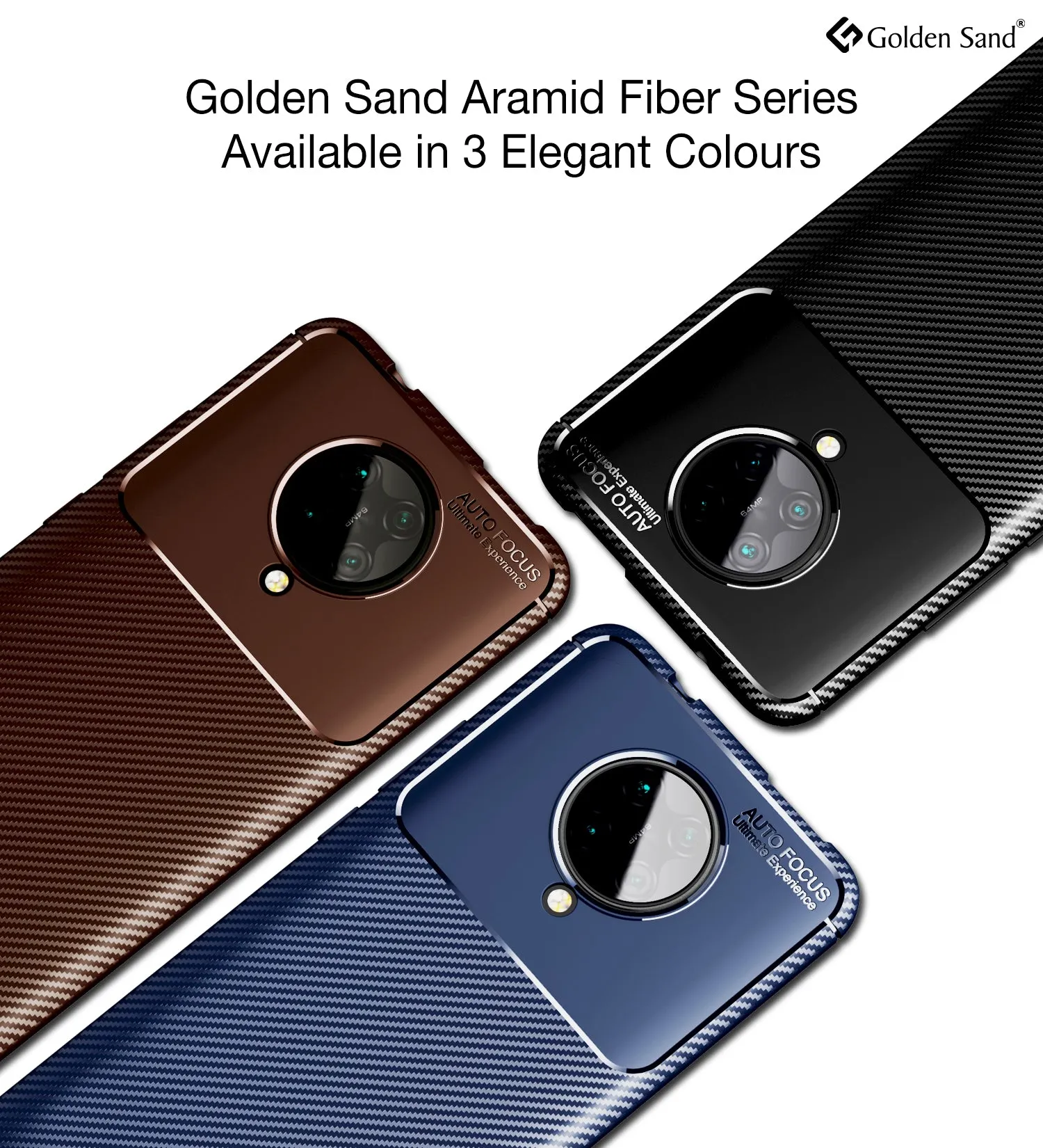 Aramid Fibre Series Shockproof Armor Back Cover for Xiaomi Poco F2 Pro 6.67 inch, Blue